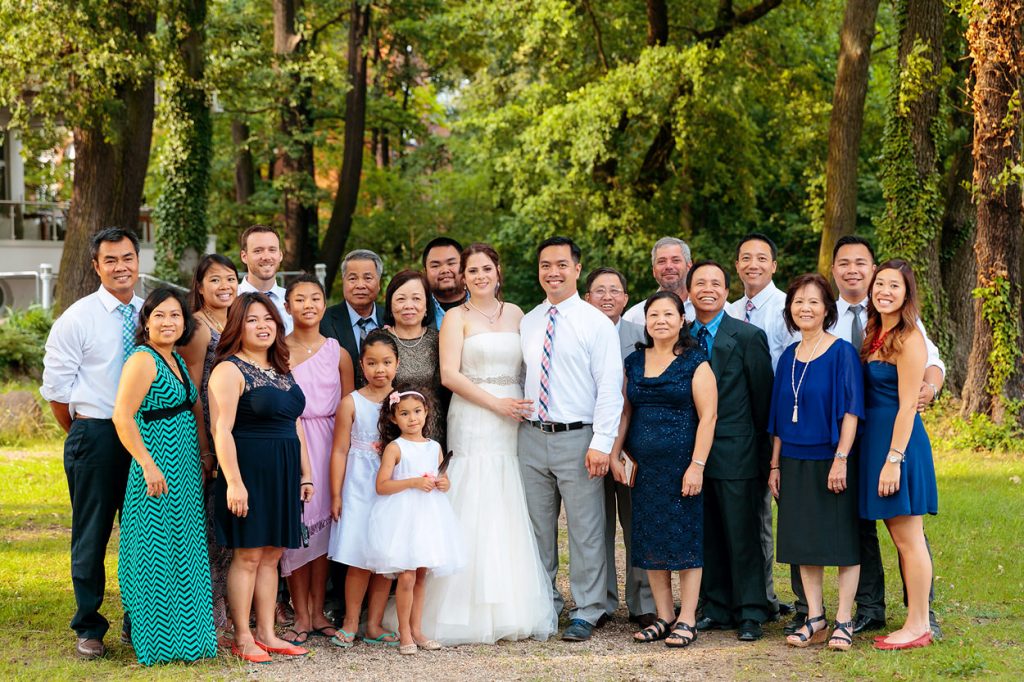 Gästefotos bei einer Hochzeit im Inselhotel Potsdam