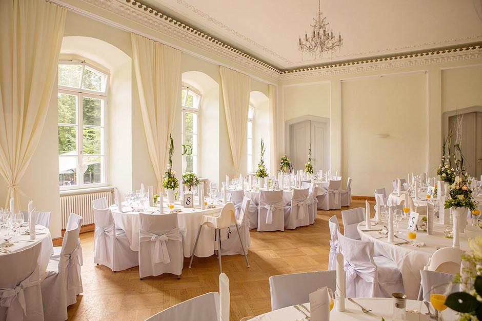 Hochzeitsdeko Schloss Kröchlendorff