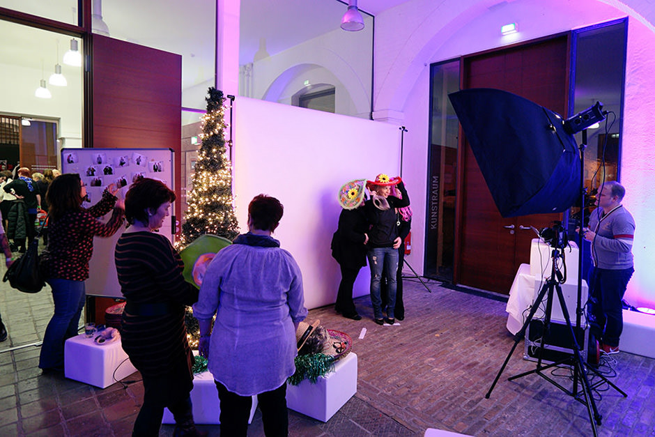 Photobooth auf Firmen Weihnachtsfeier in Potsdam
