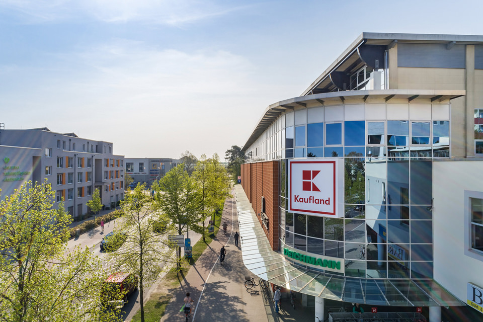 Immobilien aus der Luft in der Nähe von Berlin fotografiert