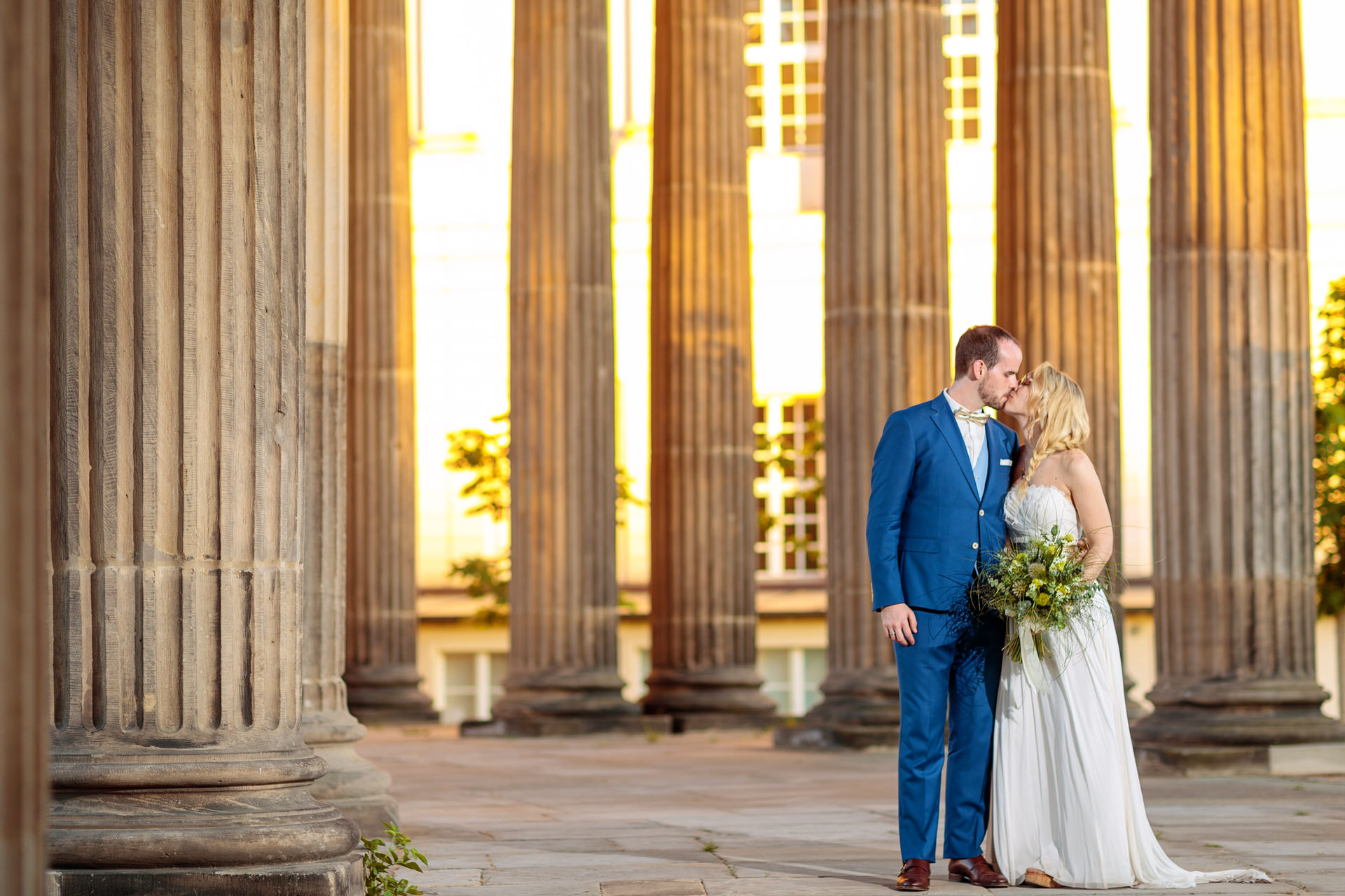 Eine Hochzeit im BlauArt Tagungshaus mit Hochzeitsfotos am Neuen Palais in Potsdam