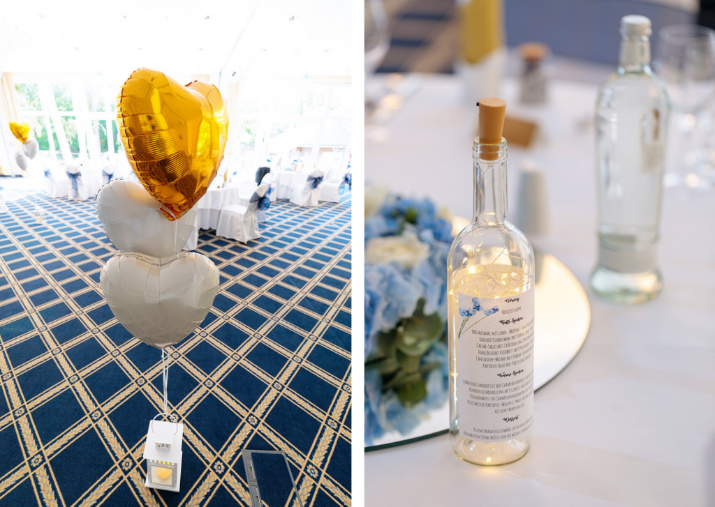 Hochzeitsdekoration im Inselhotel Potsdam