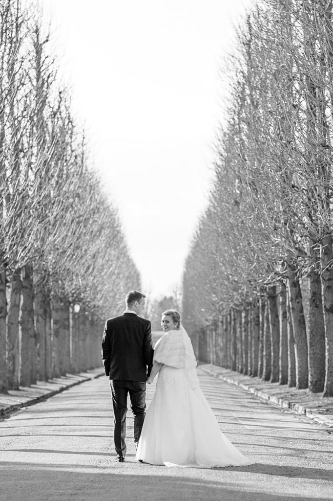 Paarfotos im Park Sanssouci gehen auch im Februar