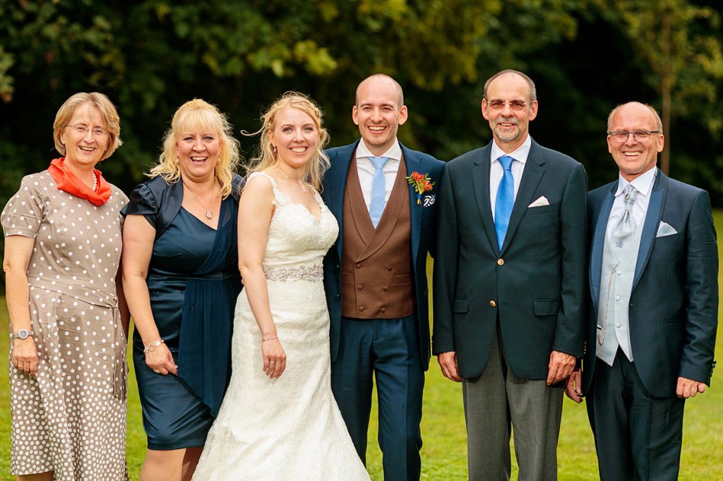 Hochzeitsfotos mit der Familie in Berlin