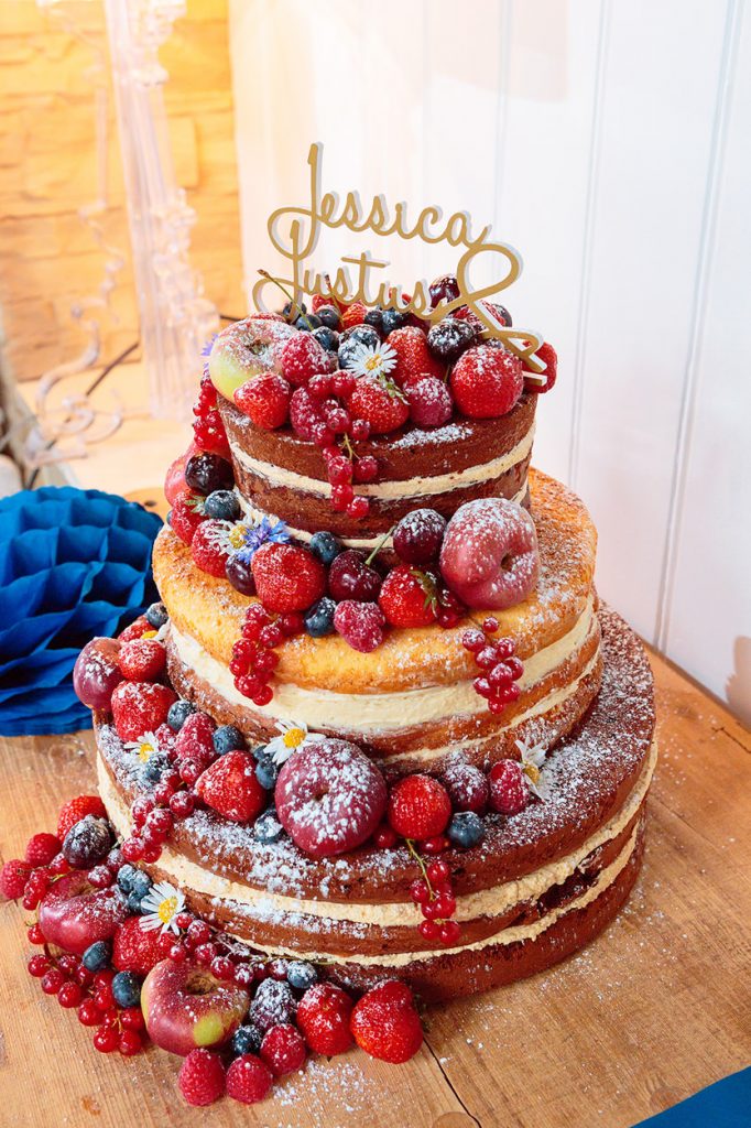 Naked Cake Hochzeitstorte am Wannsee