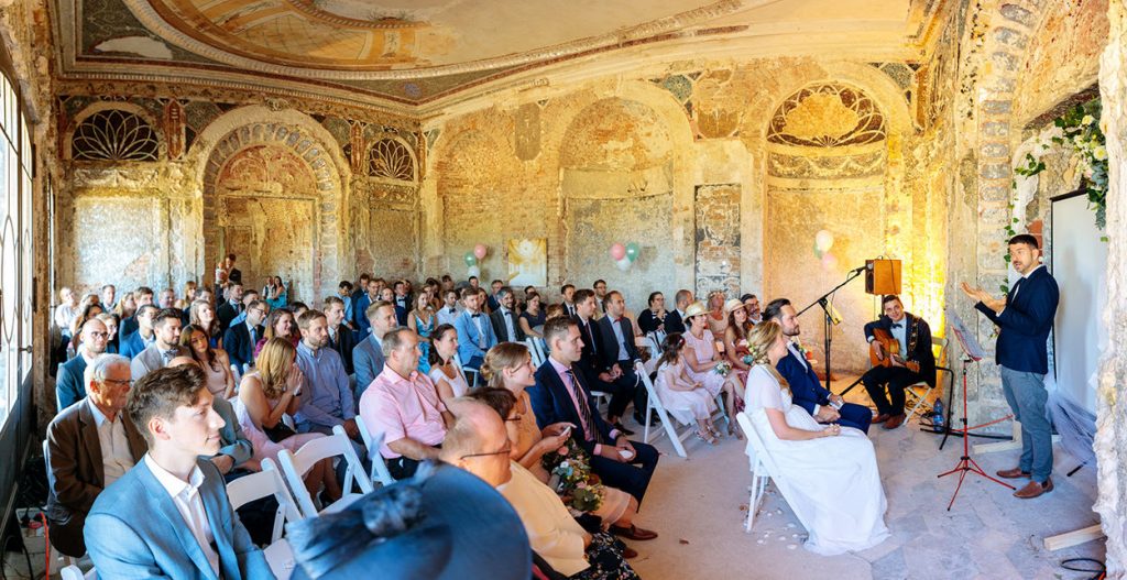 Die freie Trauung in der Muschelgrotte im Neuen Garten Potsdam
