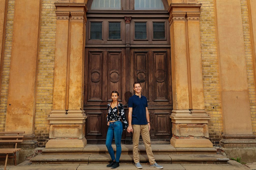 Engagement-Session in Potsdam in Vorbereitung auf die Hochzeitsfotos