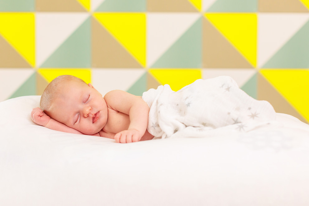 Babybild mit schlafenden Kind