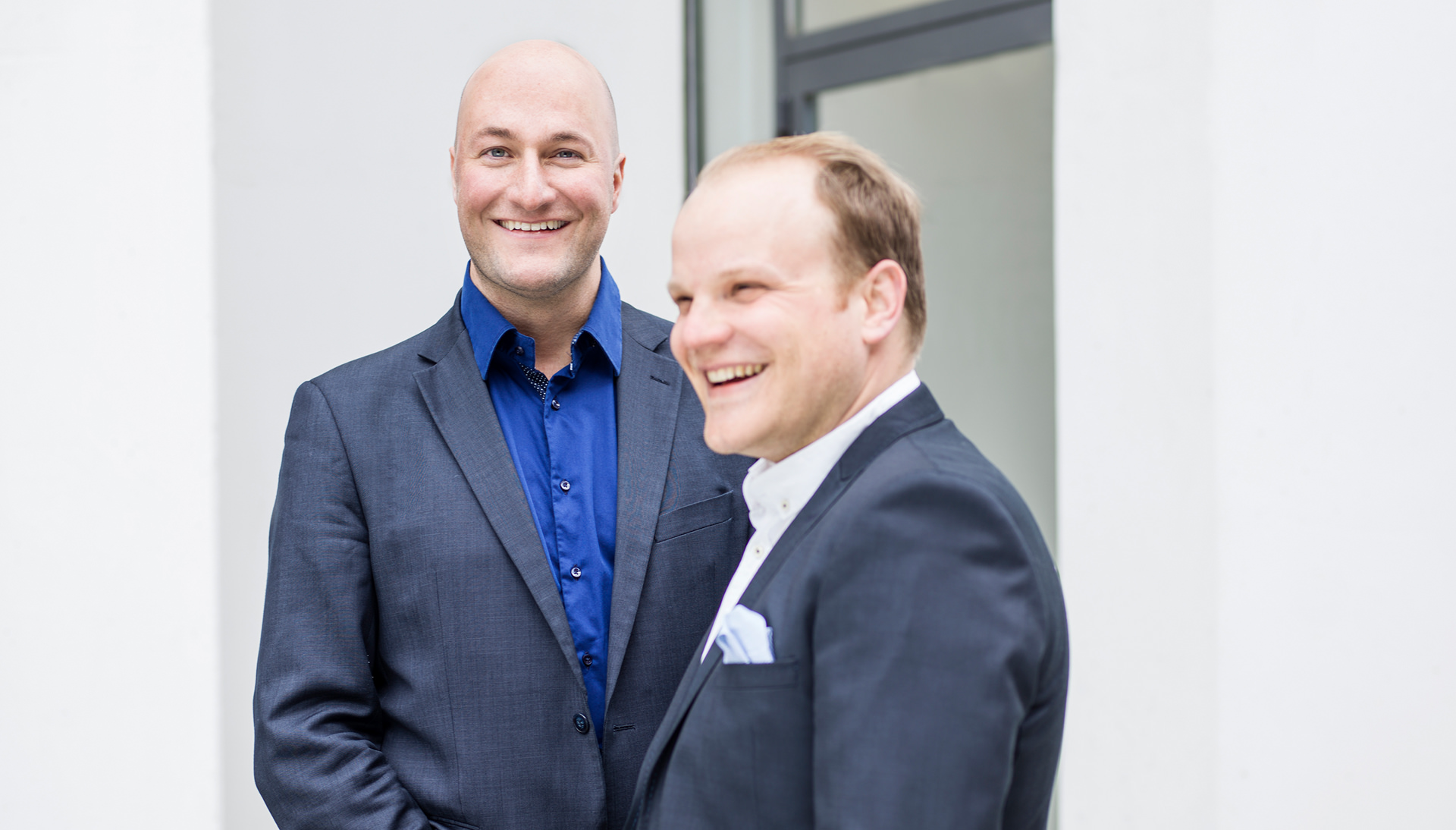 Businessfoto mit Michael Reinhardt und Christian Sommer aus Potsdam