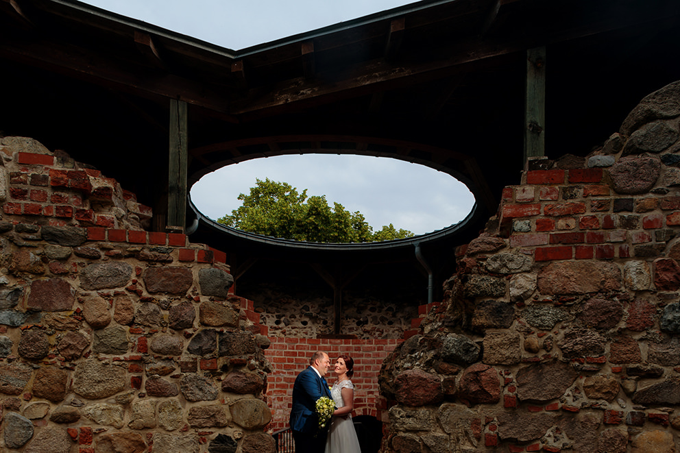 Paarporträt auf der Burg in Bad Belzig