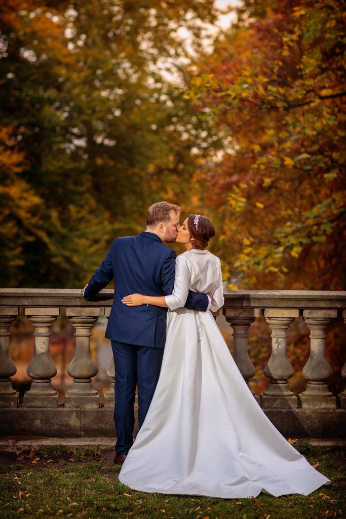 Hochzeitsfotos im Herbst im Park Sanssouci Potsdam