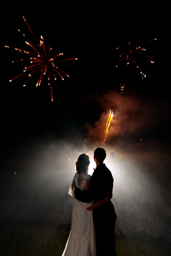 Feuerwerk auf dem Golfplatz