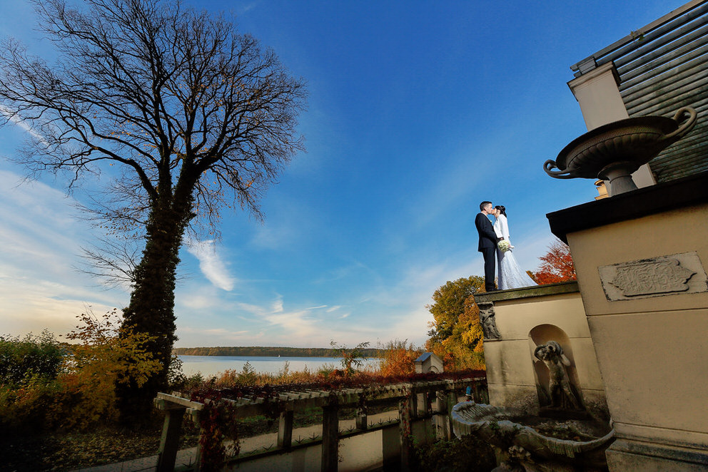 Hochzeitsfotos am Casino Glienicke