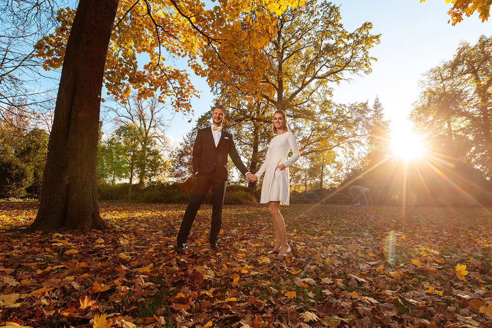 Hochzeit im Herbst in Berlin