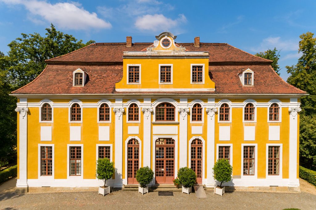 Barockschloss Neschwitz in Saschen, Ort der Trauung
