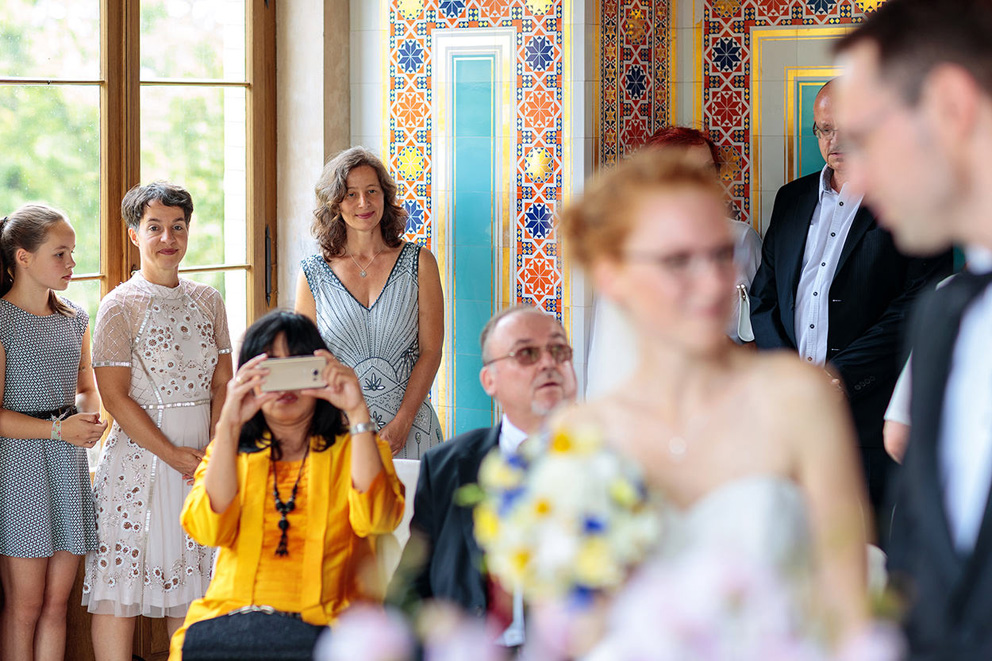 Hochzeitsfotos bei einer Trauung im Maurischen Kabinett auf dem Pfingstberg in Potsdam