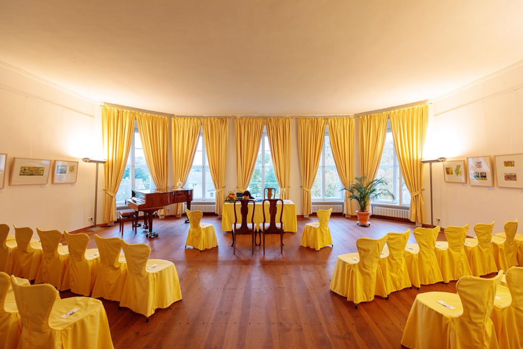 Schloss Reckahn in der Ortschaft Reckahn, einem Ortsteil der Gemeinde Kloster Lehnin als Ort der standesamtlichen Trauung