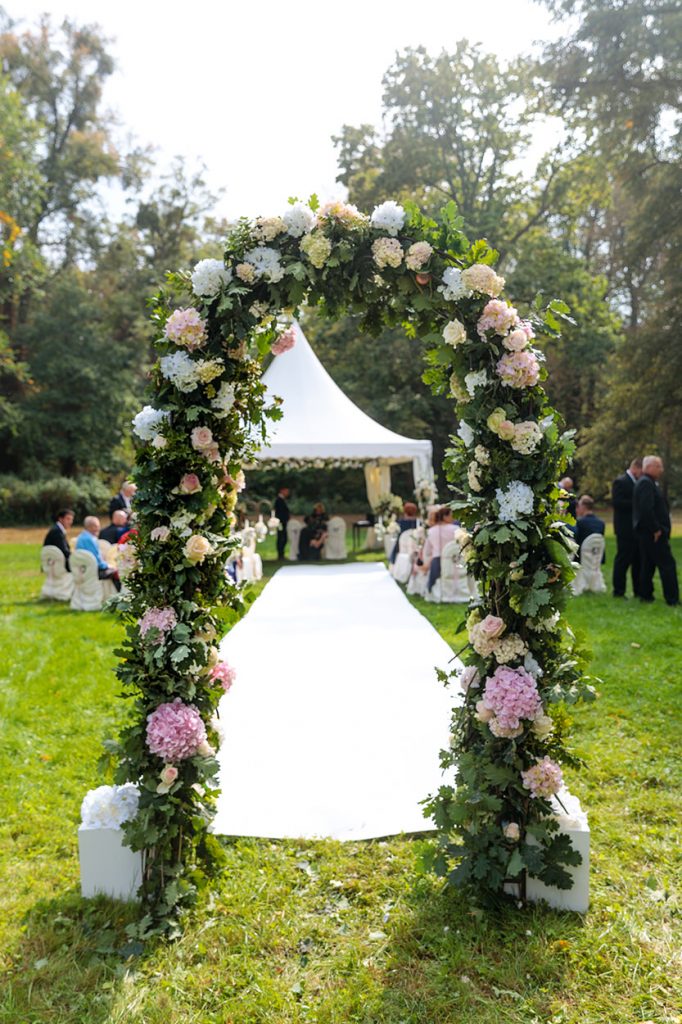 Die zauberhafte Dekoration des Hochzeitstages stammt von Nadja Meyer