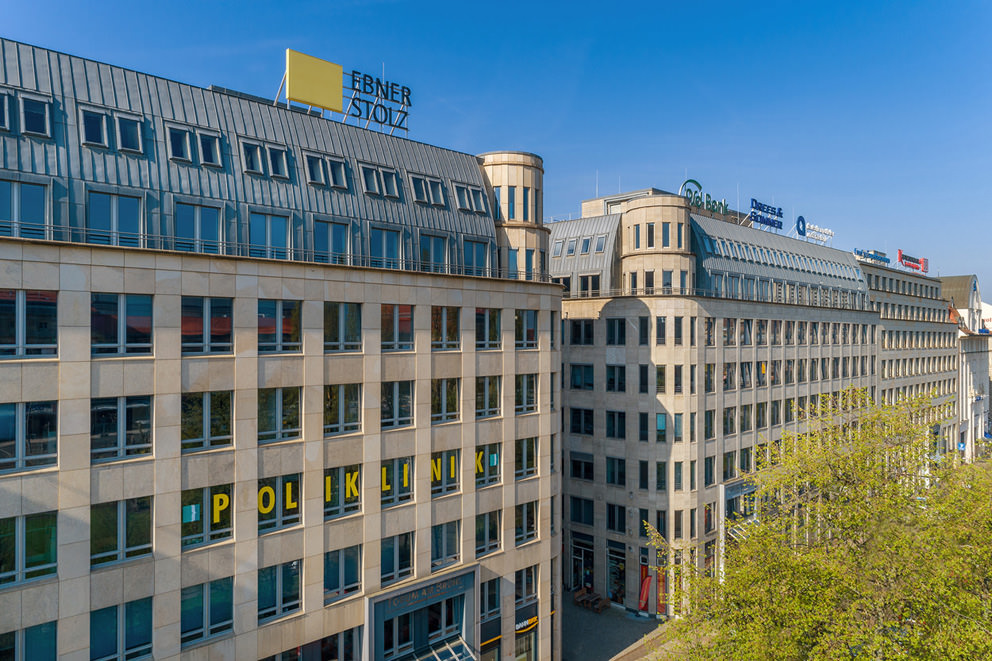 Luftaufnahme in Leipzig Drohnenfoto in Leipzig von Fotograf mit Multikopter
