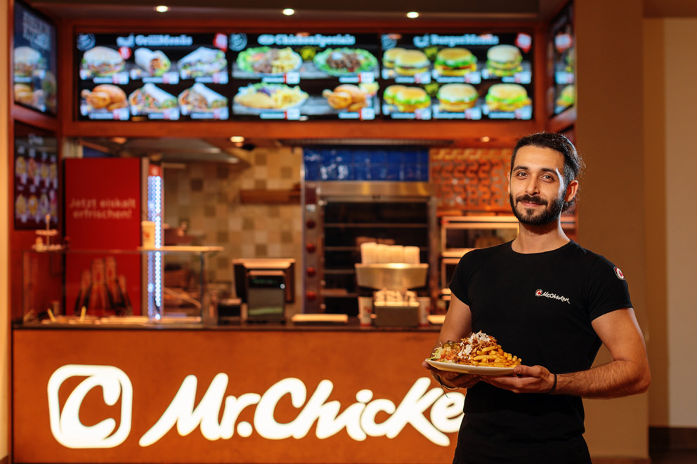Inhaber Portrait Fastfood Restaurant