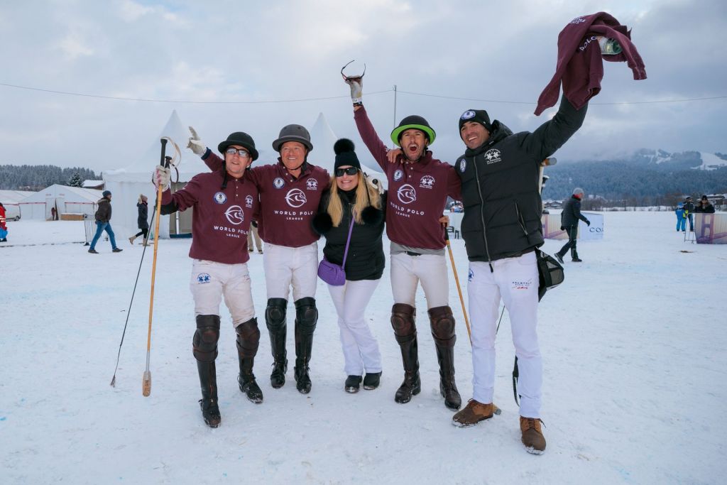 Das Team World Polo League gewinnt den 18. Bendura Bank Snow Polo World Cup Kitzbühel 2020