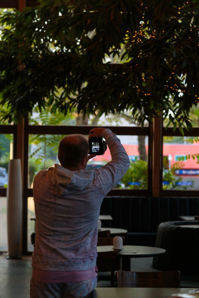 Fotograf testet beste Motive vorab