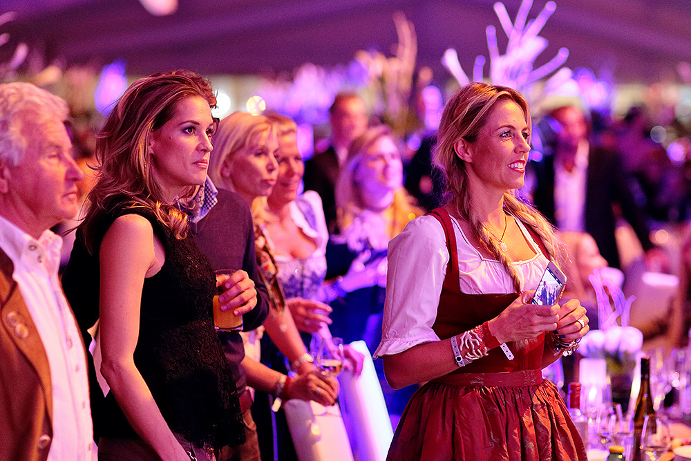 Guests watching the amazing show during the Polo Gala Night