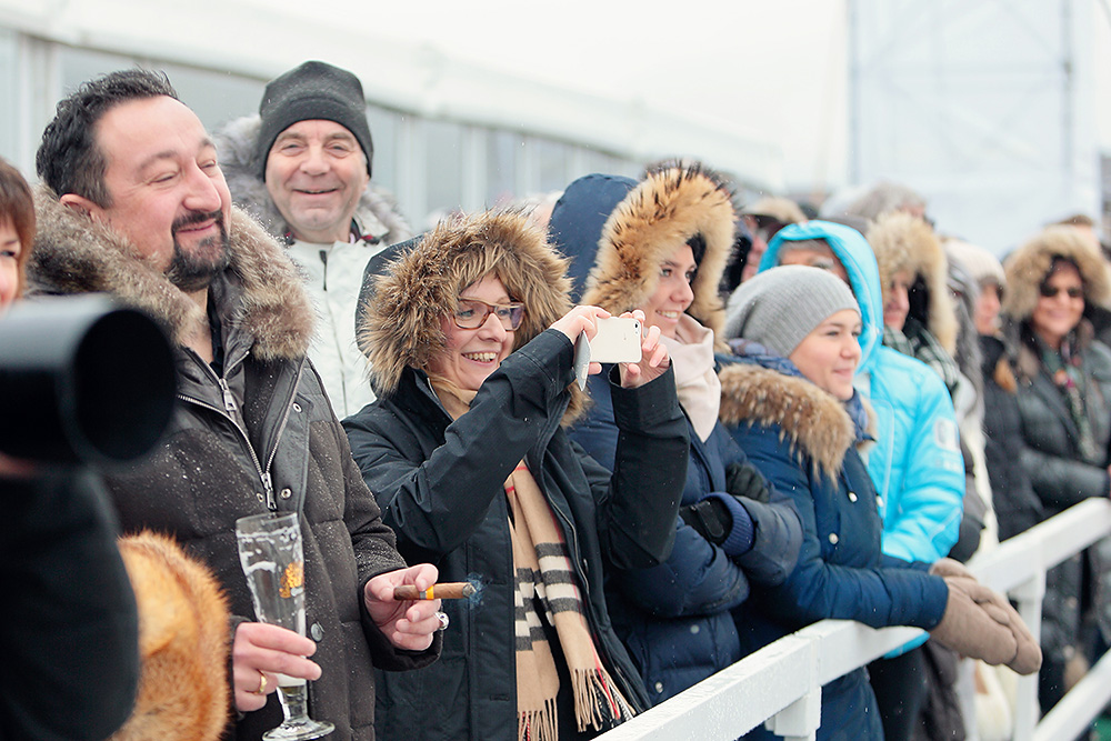 Polo guests during the match