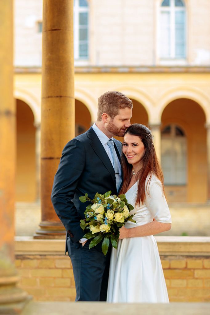 Intime Hochzeit zu zweit im Winter zur Corona Zeit