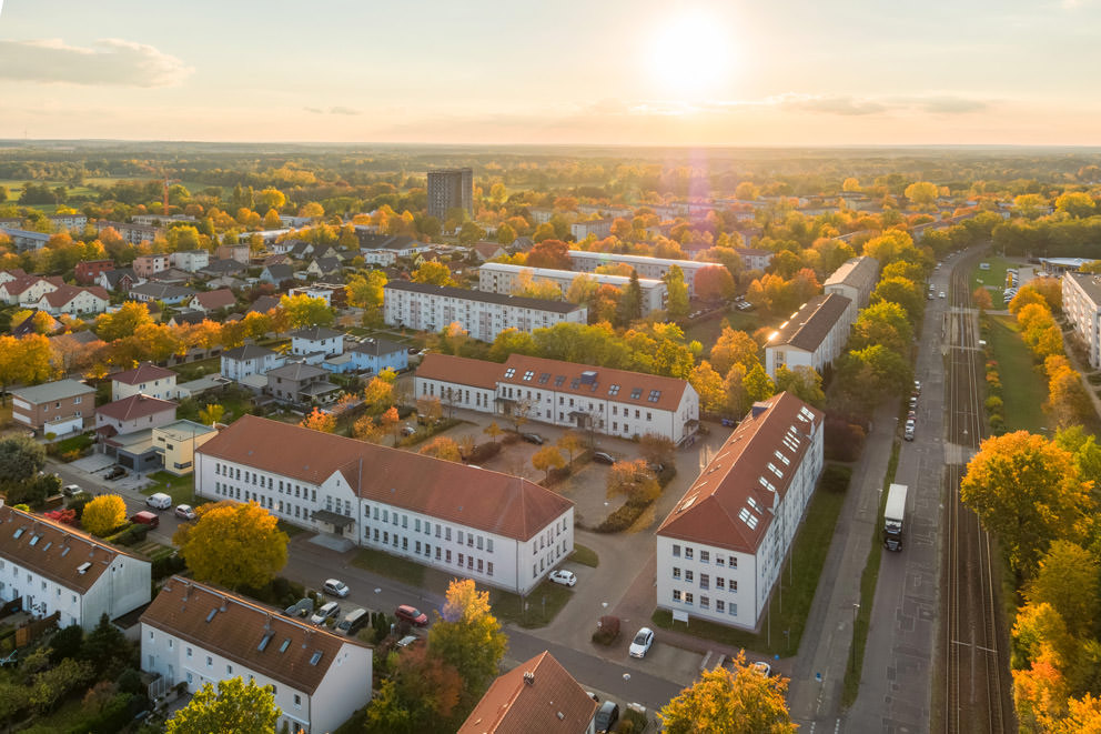 Luftbild für eine Behörde in Cottbus Luftbild für eine Behörde in Cottbus