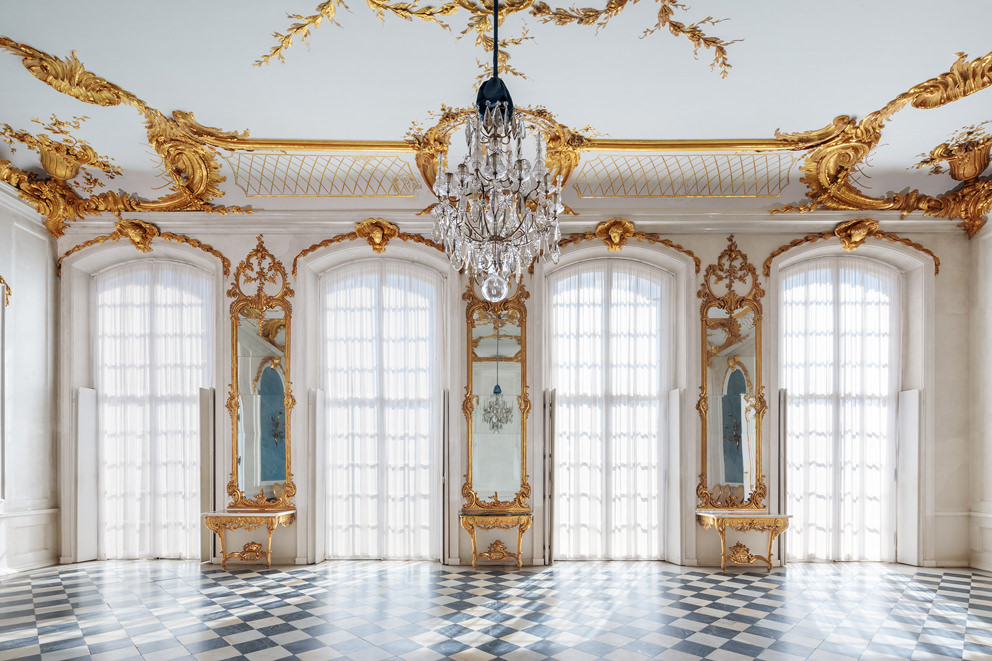 Innenaufnahme der Einrichtung in einem Schloss von Architekturfotograf in Berlin Reinhardt & Sommer