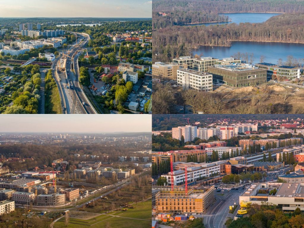 Baustellen und Baudokumentation von großen Straßen- und Bauprojekten in der Landeshauptstadt