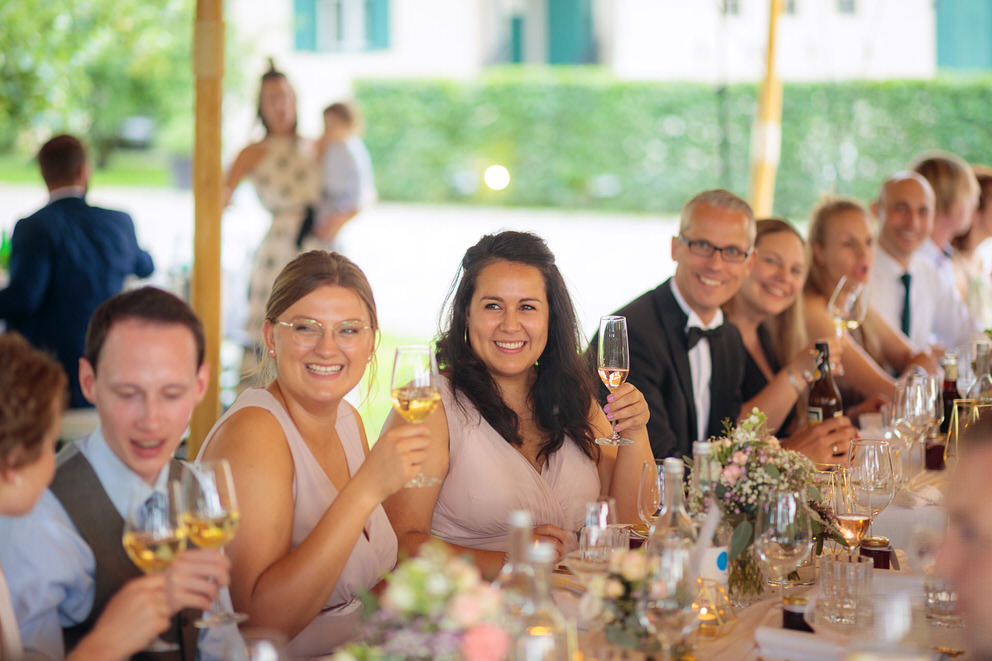 Eine Gartenparty als Hochzeitsfeier in Caputh