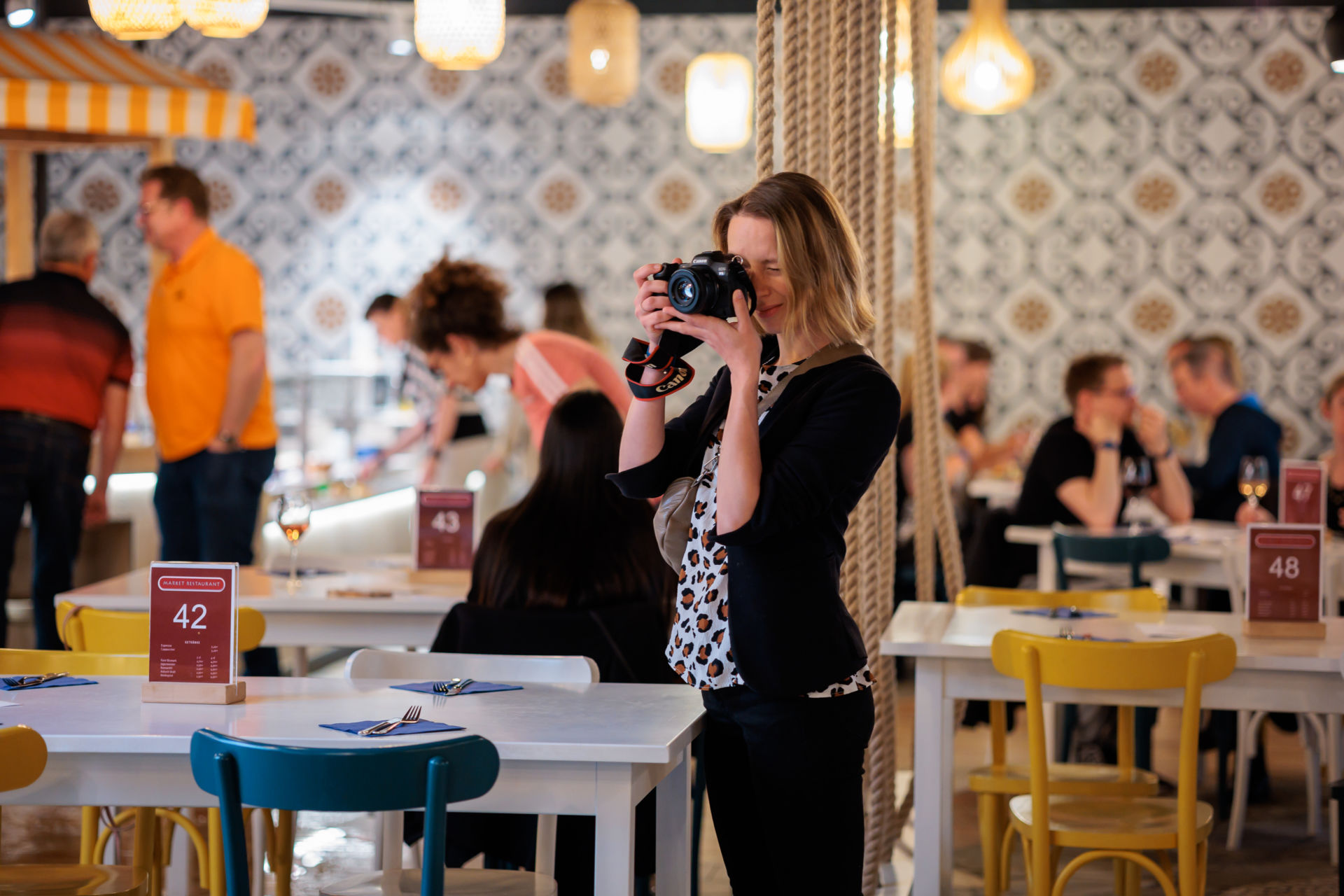 Fotografin bei Abendveranstaltung