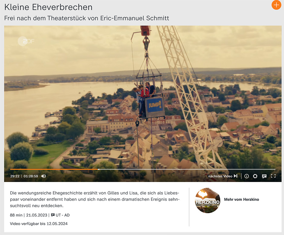Drohnenpilot für ZDF Amalia Film Kleine Eheverbrechen in Werder, an der Havel und am Schwielowsee Drohnenpilot für ZDF Amalia Film Kleine Eheverbrechen in Werder, an der Havel und am Schwielowsee