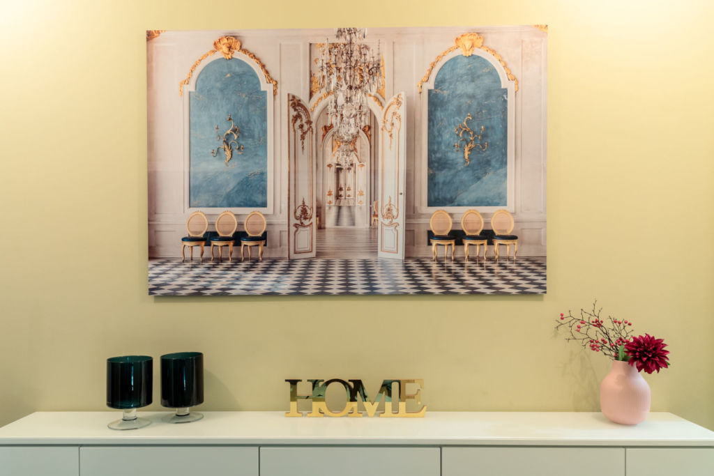 Wandbild hinter Acryl - Metallic Papier: Fine Art Photography der Neuen Kammern in Potsdam
