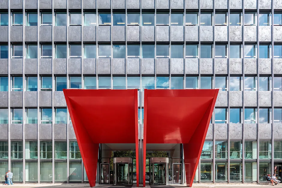 Photograph of a lobby of a commercial real estate by photographer in germany