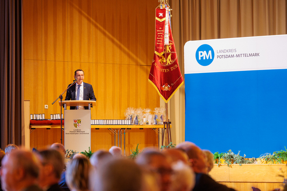Auszeichnung der Feuerwehren Potsdam Mittelmark