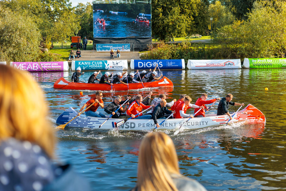 Kanusprint in der Alten Fahrt