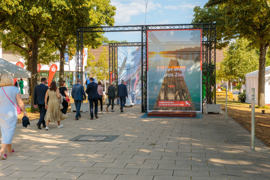 Ankunft der Gäste zum Brandenburger Sommerabend